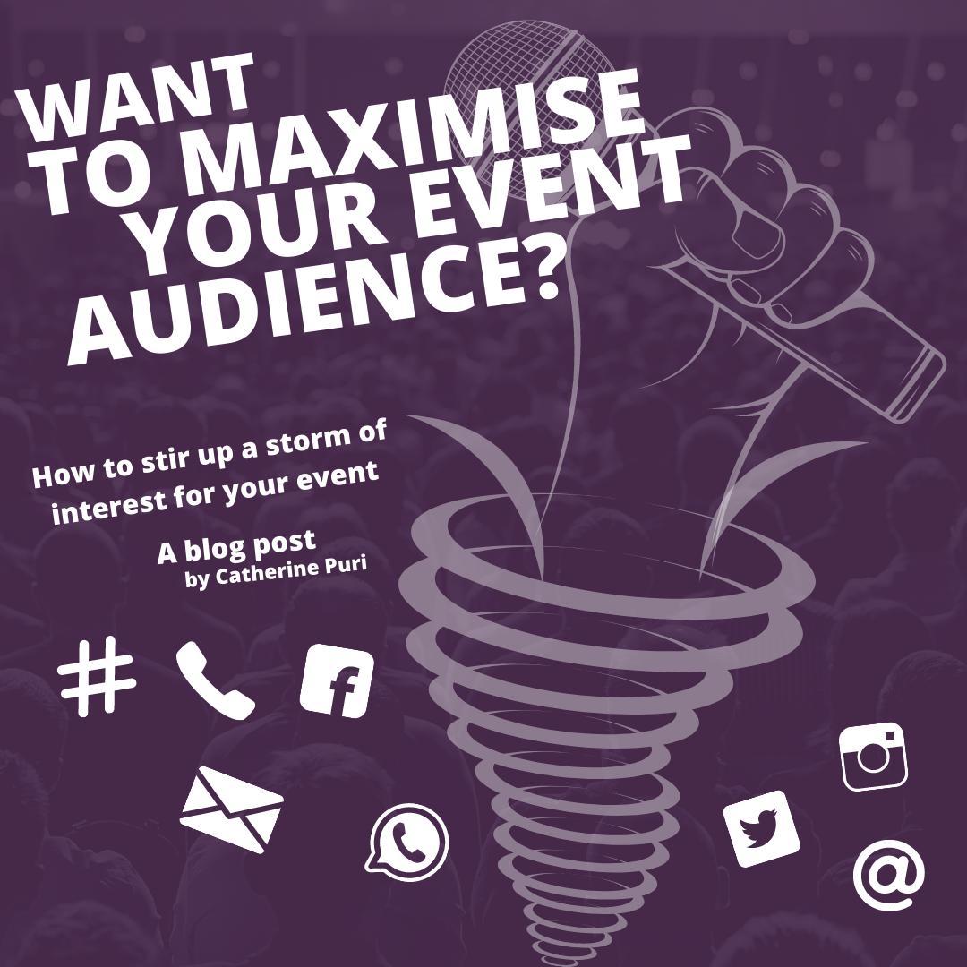How to stir up a storm of interest for your event
